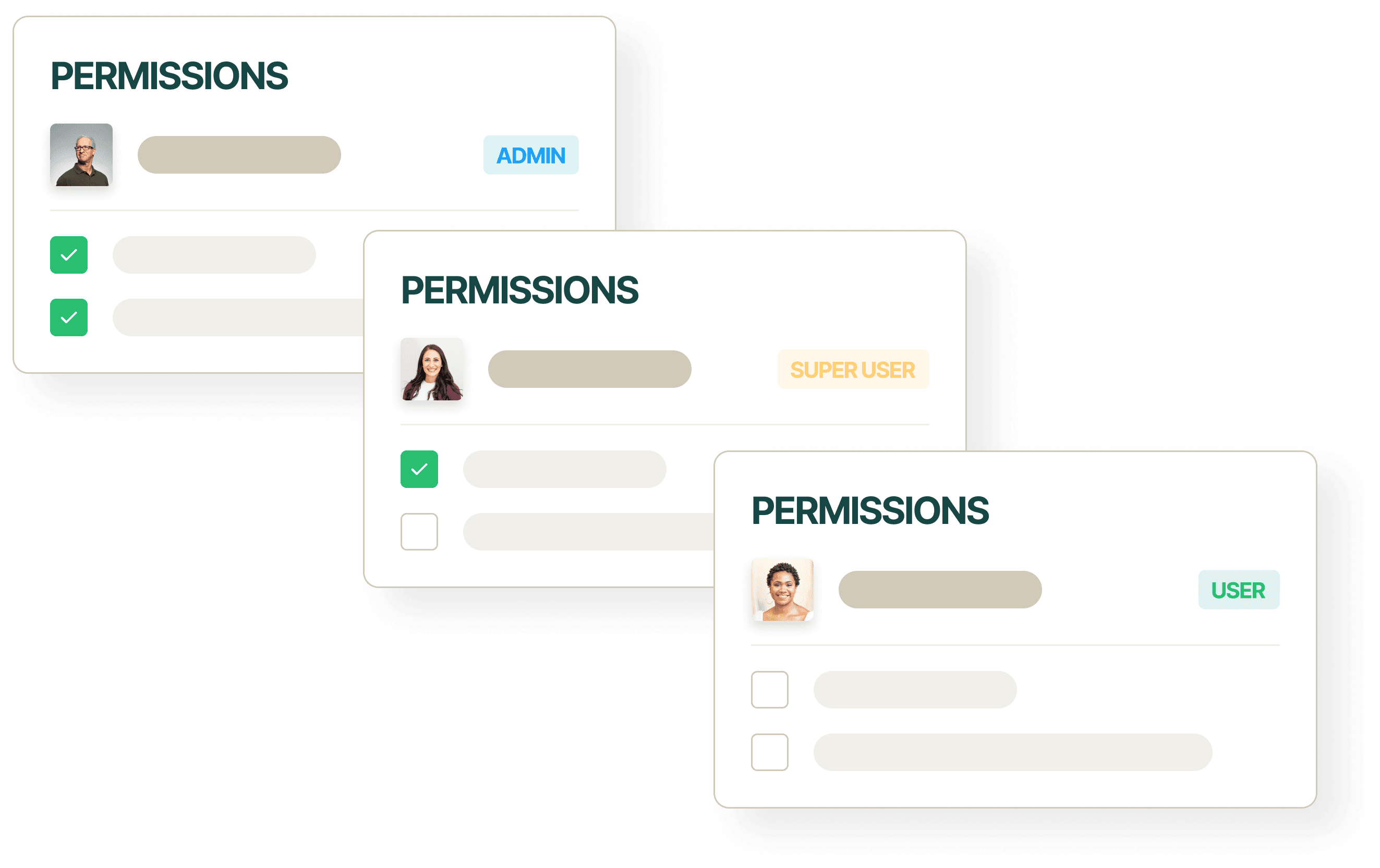 Nominate trusted people to manage projects.
